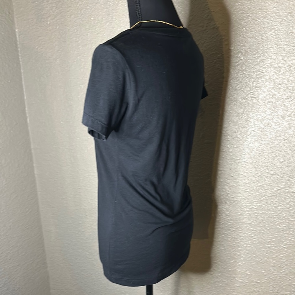 IDEAL‎ T by Next Level Classic Black V-Neck Women's Top - Picture 3 of 4